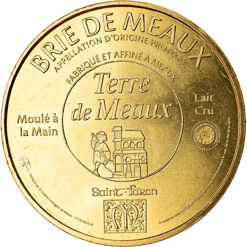 France, Token, Meaux - Brie de Meaux, 2019, MDP, MS(63), Cupro-nickel