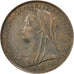 Great Britain, Penny, 1898, KM #790, AU(50-53), Bronze, 31, 9.48
