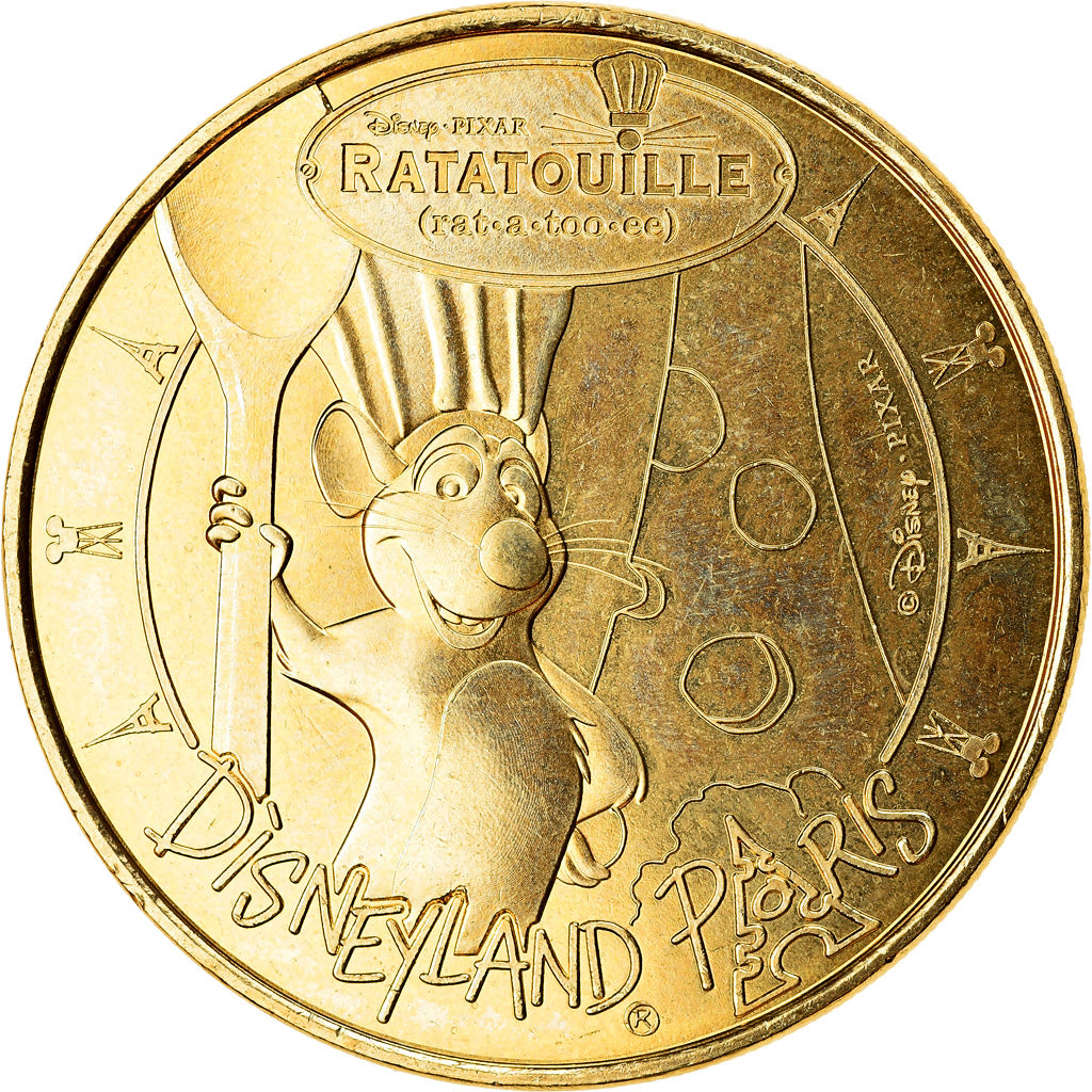 Francia, Token, Disneyland n°35 - Ratatouille, 2020, MDP, SC, Cuproníquel