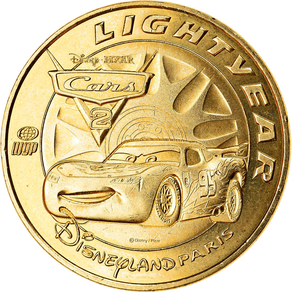 France, Jeton, Disneyland n°28 - Lightyear Cars 2, 2020, MDP, SPL, Cupro-nickel