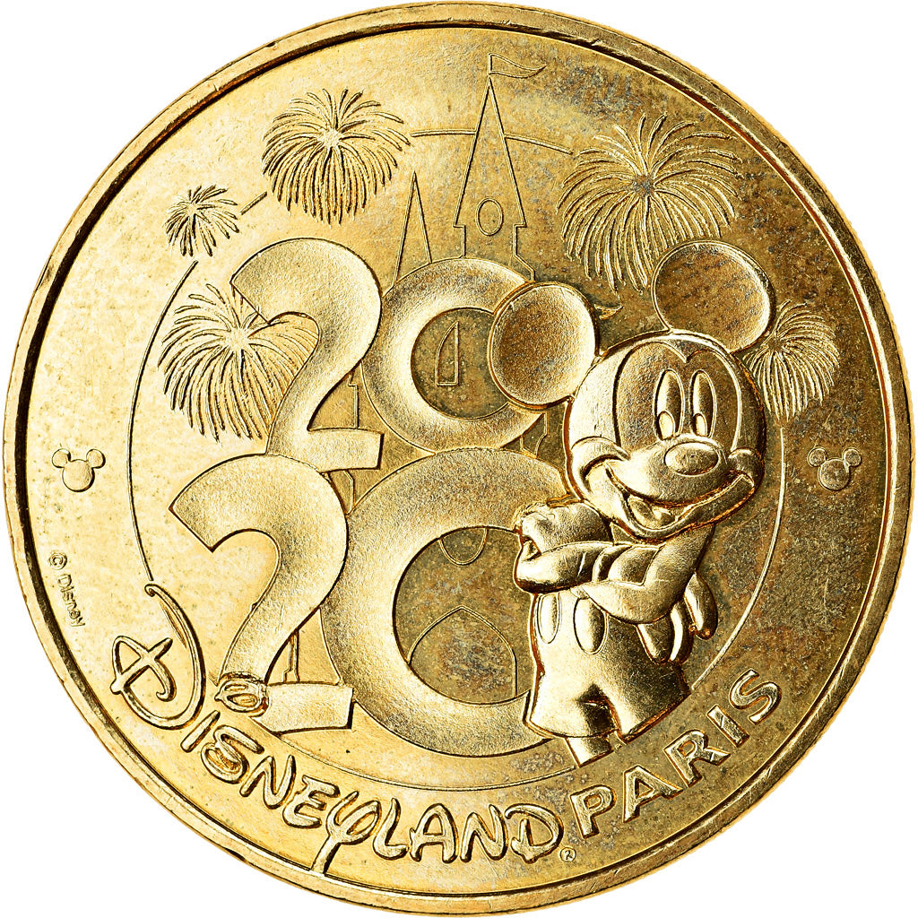 Francia, Token, Disneyland n°46 - Mickey 2020, 2020, MDP, SPL, Rame-nichel