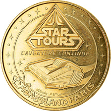 France, Token, Disneyland n°41 - Star Tours, 2019, MDP, MS(63), Cupro-nickel