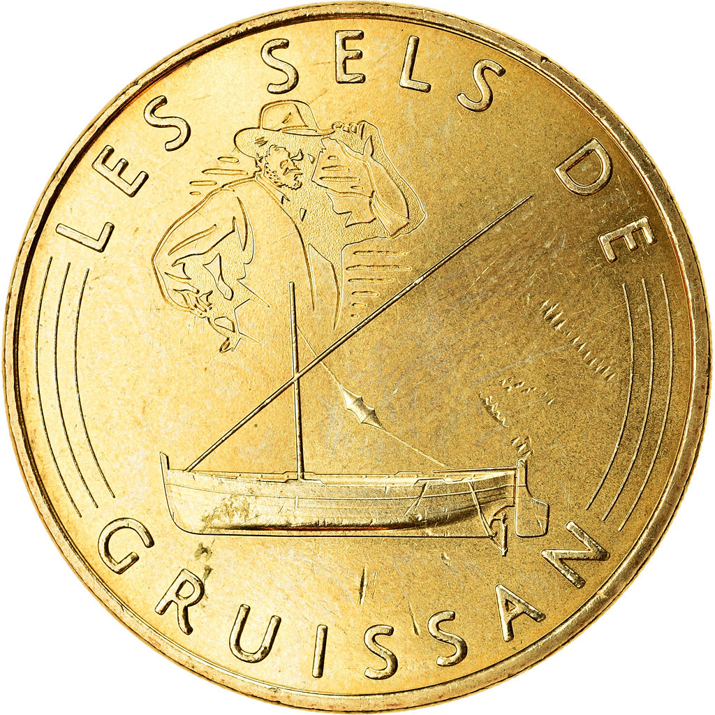 Francia, Token, Gruissan - Les sels de Gruissan, 2018, MDP, SC, Aluminio y