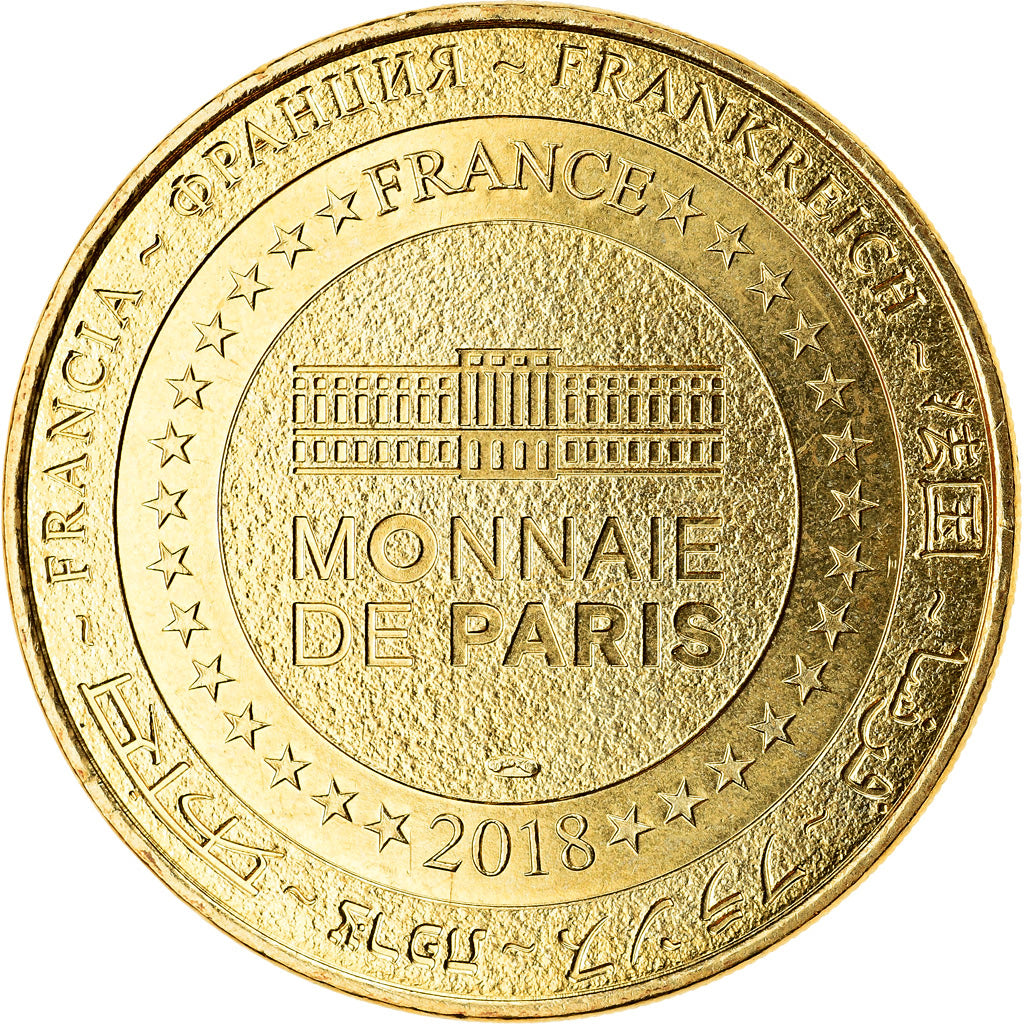 Francia, Token, 11/ Forteresse de Peyrepertus, 2018, MDP, SC, Aluminio y