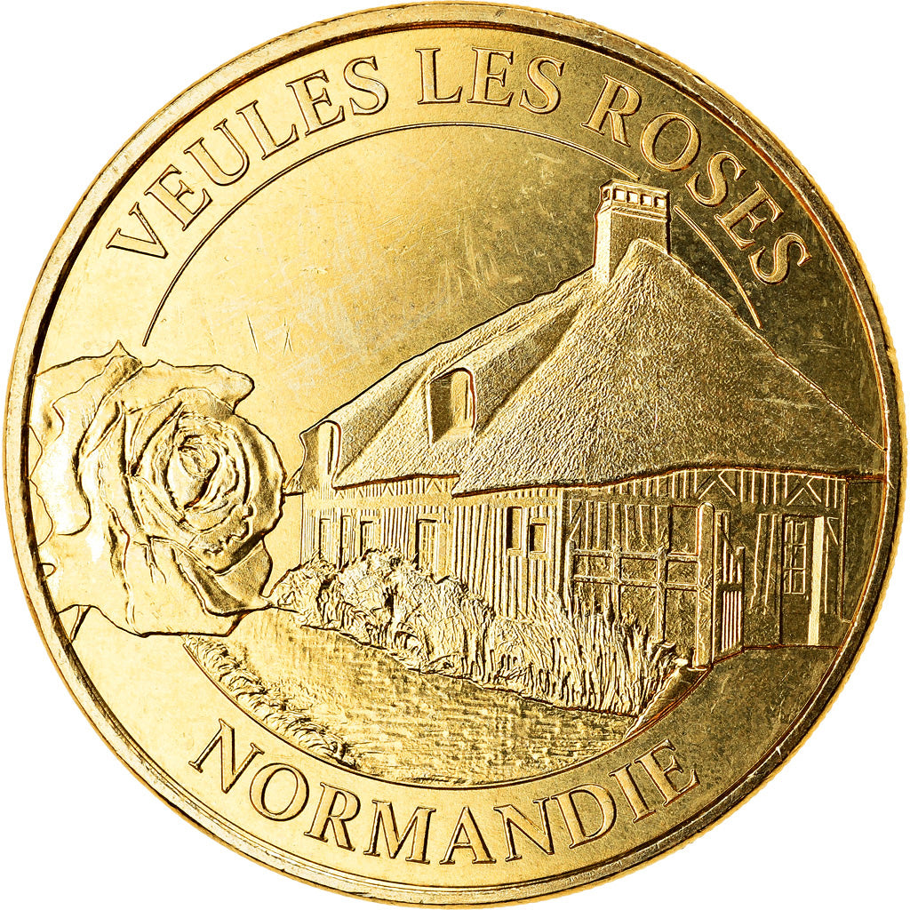 France, Token, Normandie - Veules les Roses, 2018, MDP, MS(63), Cupro-nickel