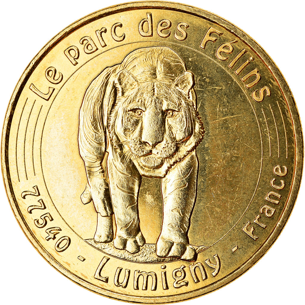 France, Token, Lumigny - Parc des félins, 2019, MDP, MS(63), Cupro-nickel