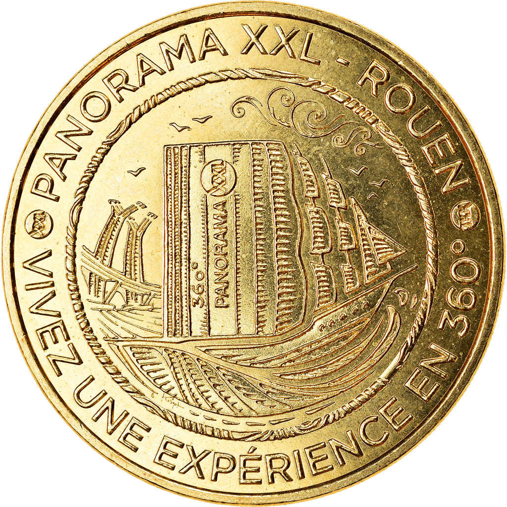France, Jeton, Rouen - Panorama XXL, 2019, MDP, SPL, Cupro-nickel Aluminium