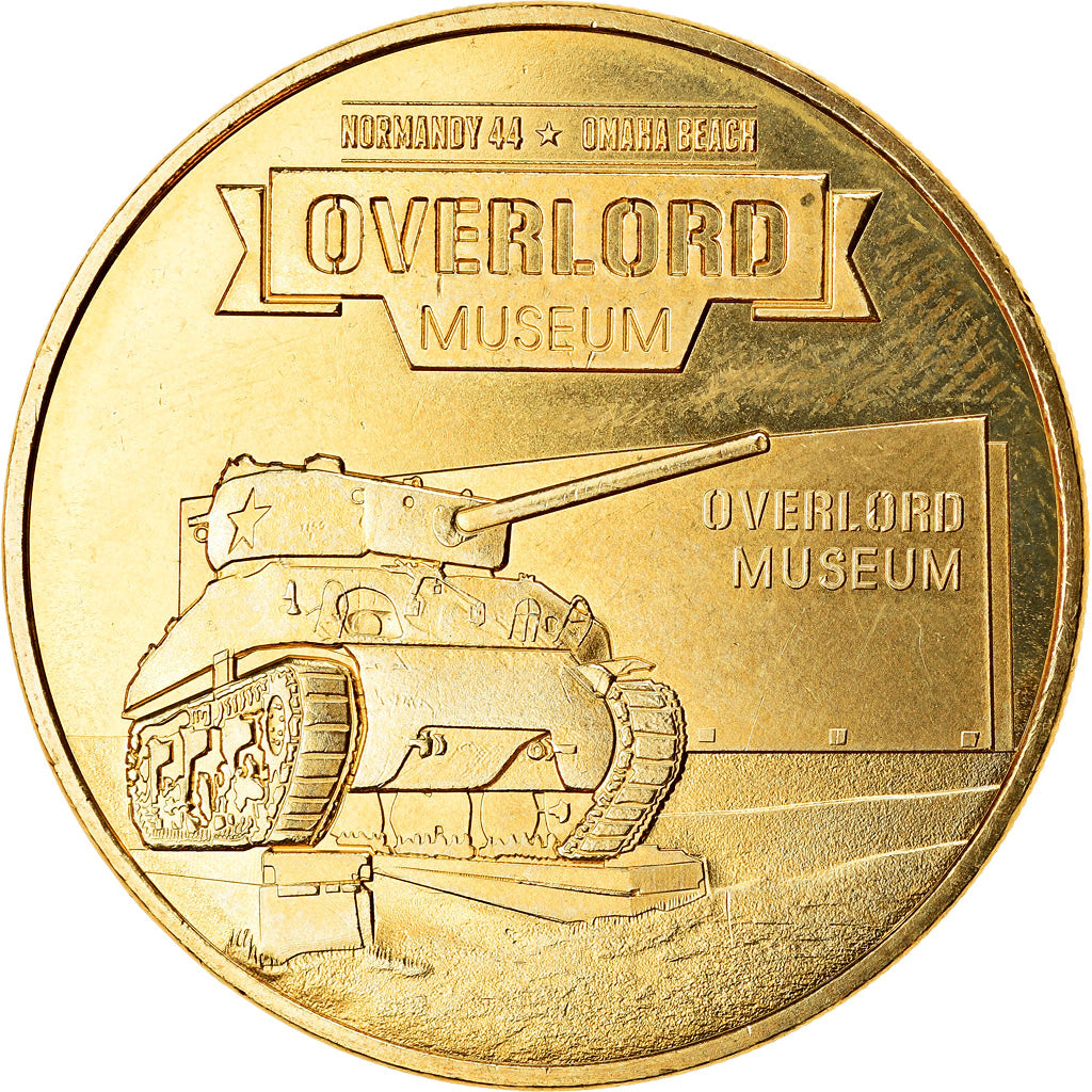 France, Token, 14/ Overlord Museum - Omaha Beach, 2019, MDP, MS(63)