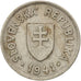 SLOVAKIA, 50 Halierov, 1941, KM #5, EF(40-45), Copper-Nickel, 20, 3.33