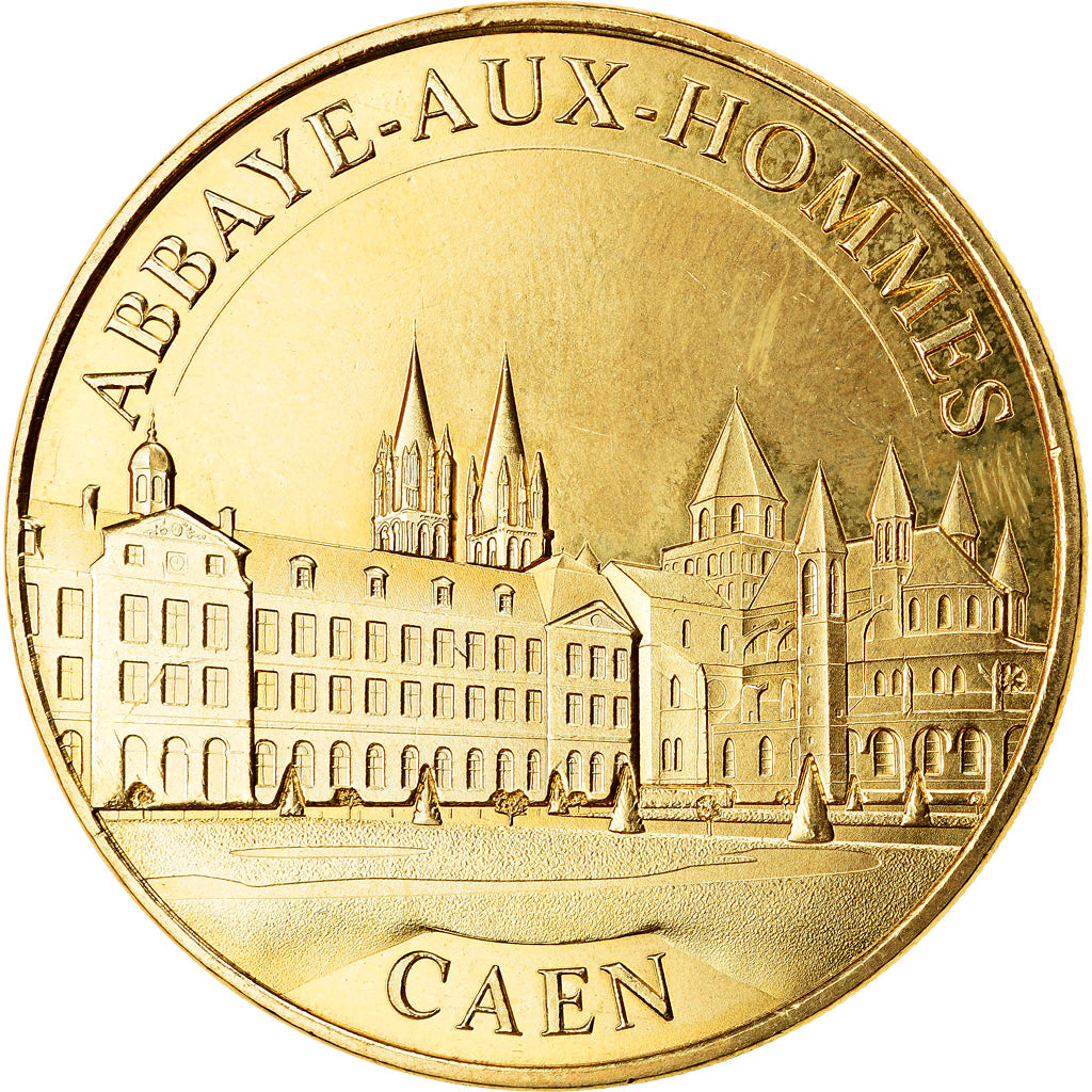 France, Token, 14/ Caen - L'Abbaye aux hommes, 2019, MDP, MS(63), Cupro-nickel