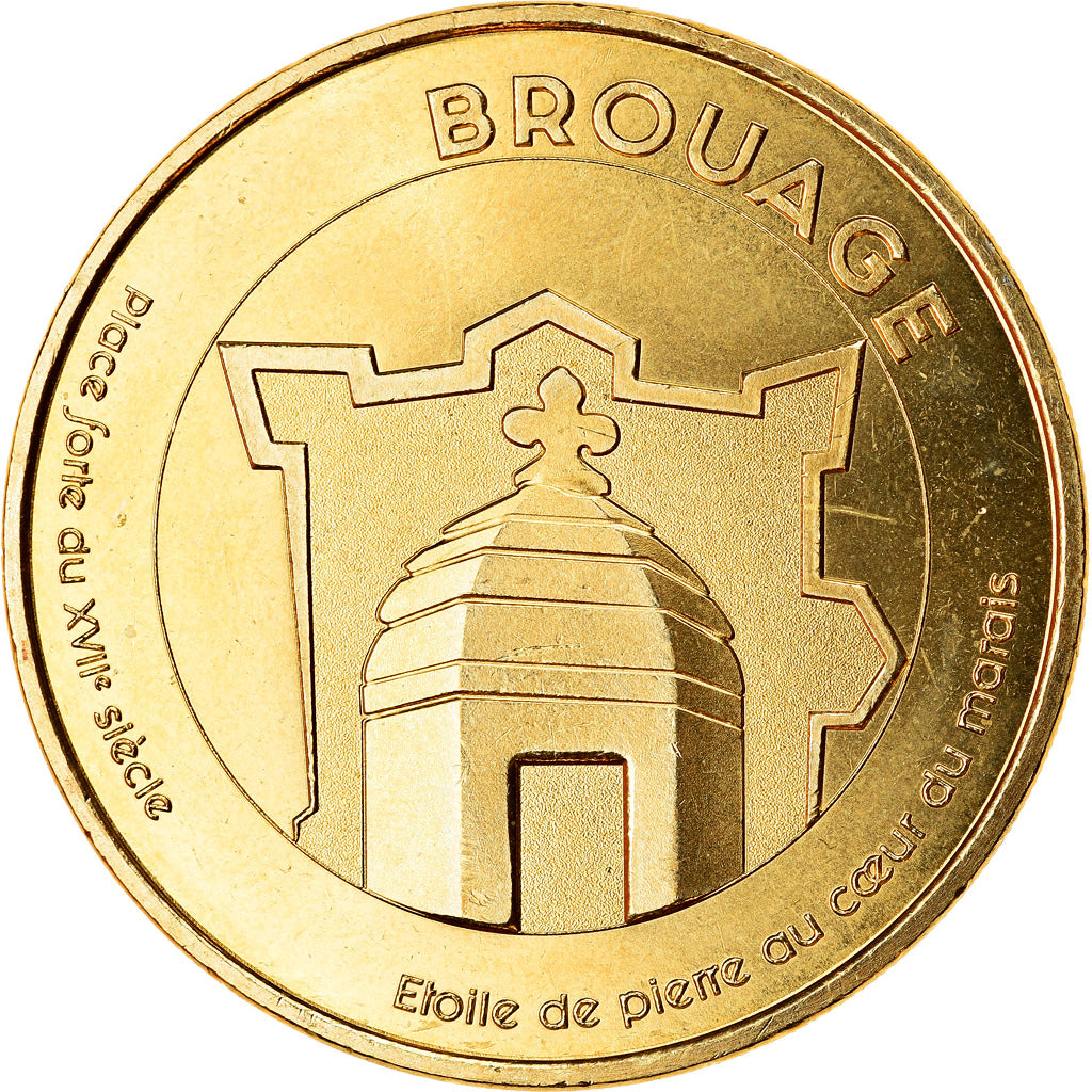 Francia, Token, Hiers-Brouage - Place forte n°3, 2019, MDP, SC, Aluminio y