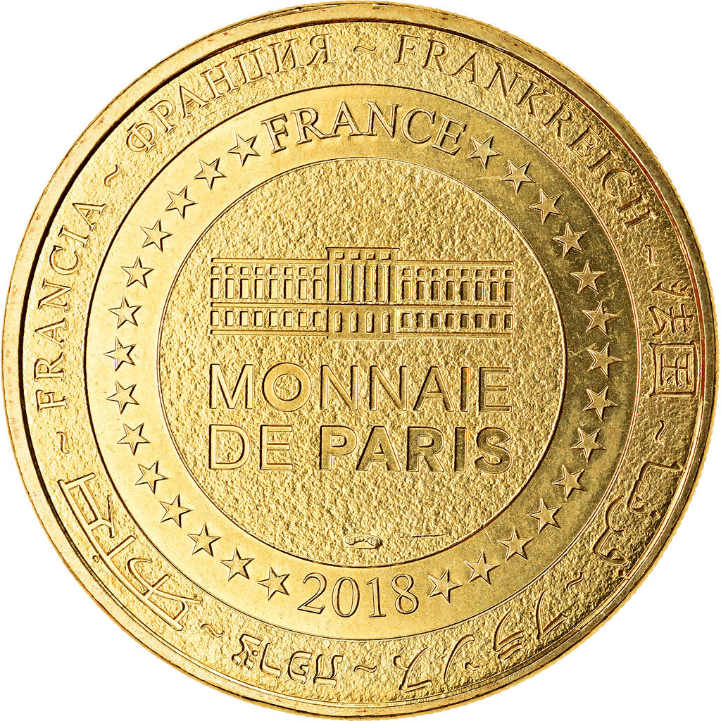 France, Token, 14/ Lisieux - Sainte Thérèse, 2018, MDP, MS(63), Cupro-nickel