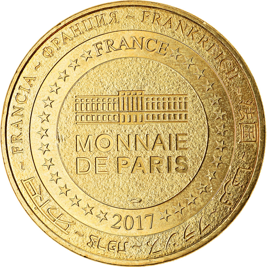 France, Token, Auvers - La bête du Gevaudan, 2017, MDP, MS(63), Cupro-nickel