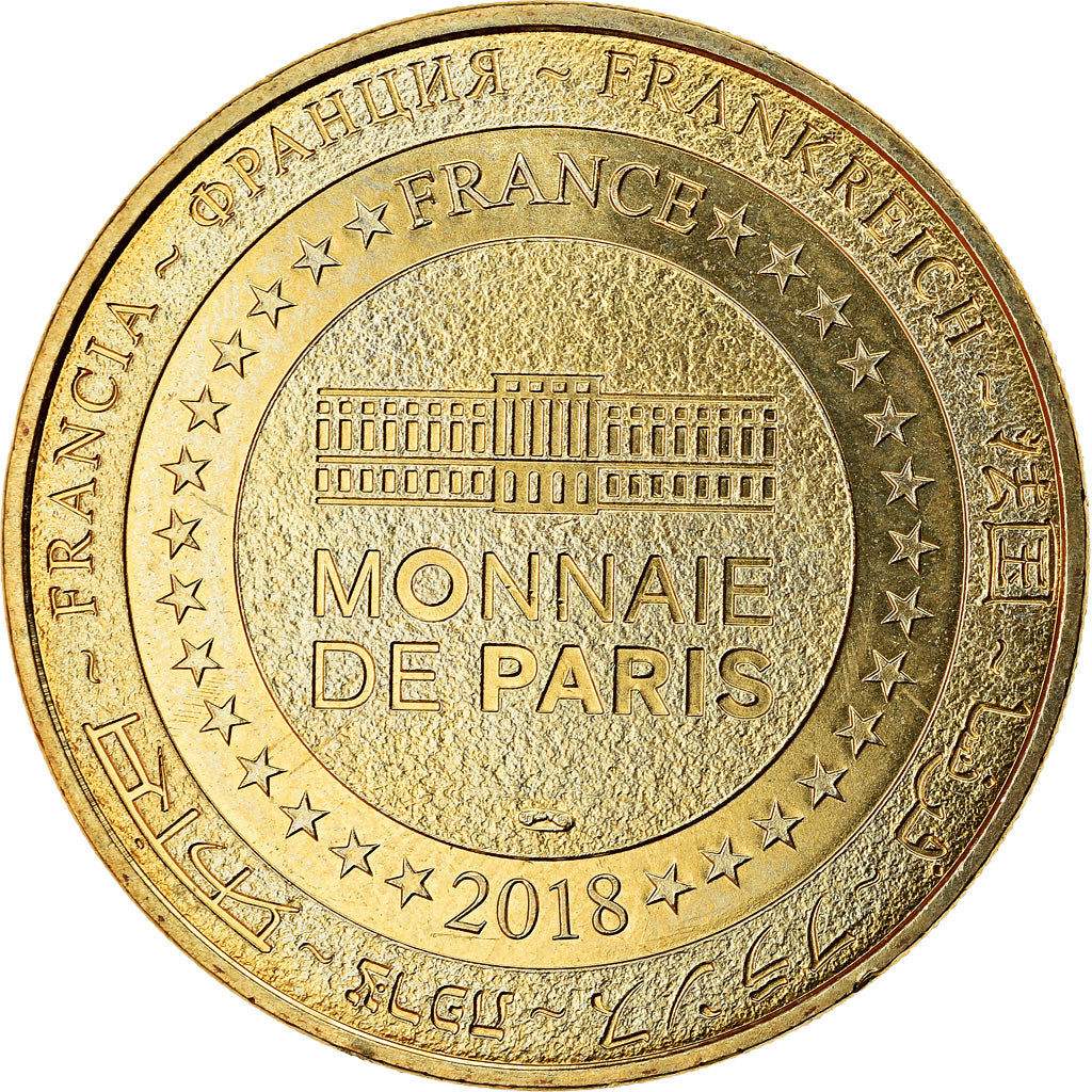 France, Token, Chavaniac - Marquis de Lafayette, 2018, MDP, MS(63), Cupro-nickel