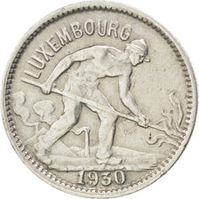 LUXEMBOURG, 50 Centimes, 1930, KM #43, EF(40-45), Nickel, 3.17