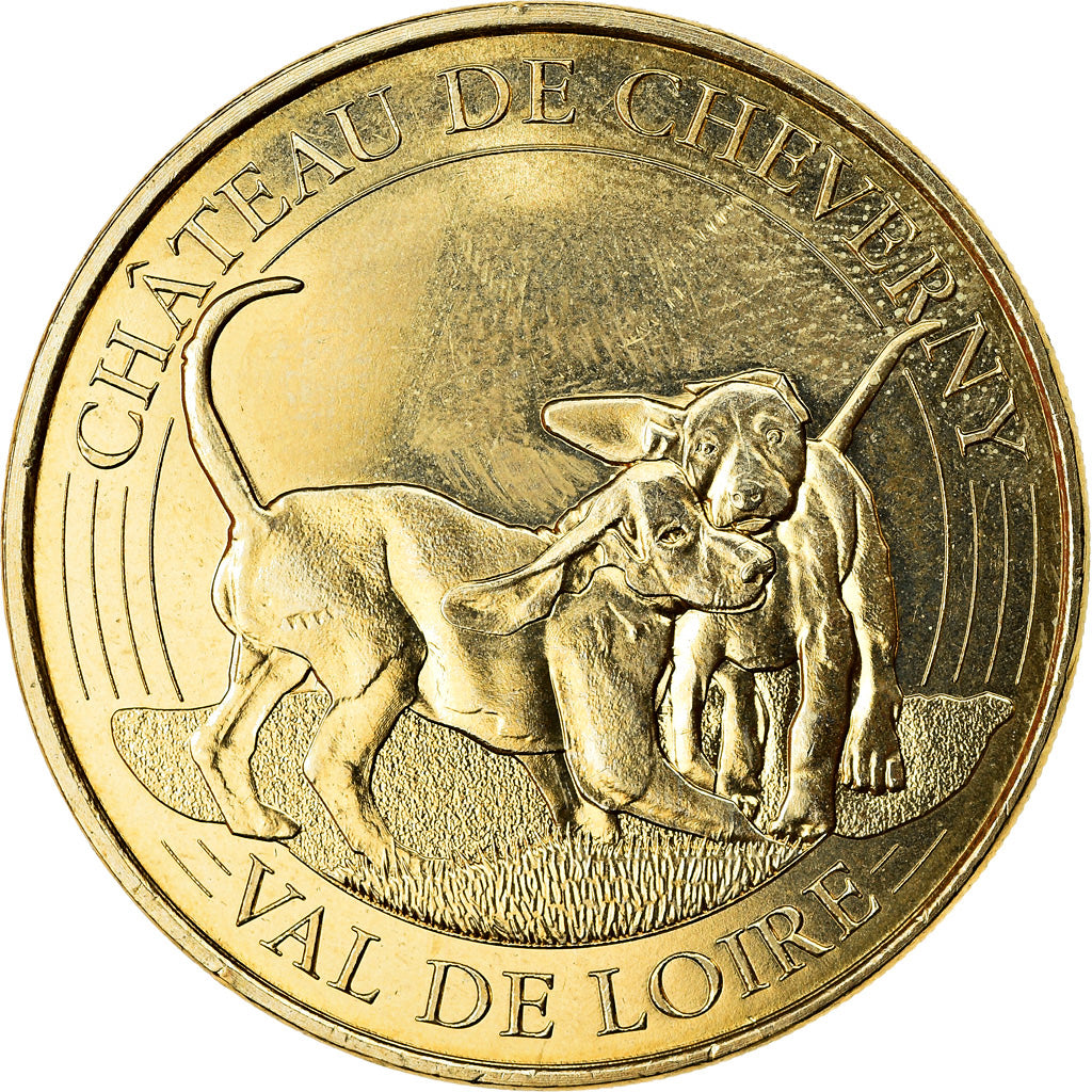 Francia, Token, Cheverny - Château n°2 - Les chiots, 2019, MDP, SC, Aluminio y