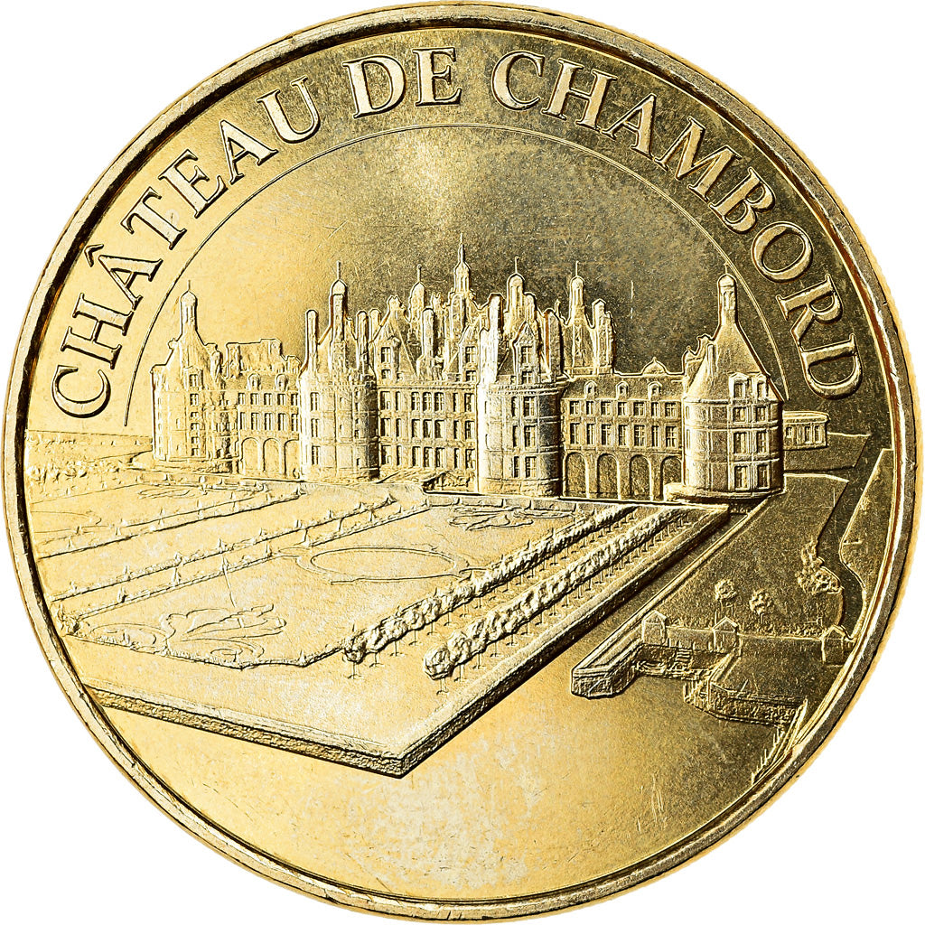 France, Token, Chambord - Chateau, 2019, MDP, MS(63), Cupro-nickel Aluminium