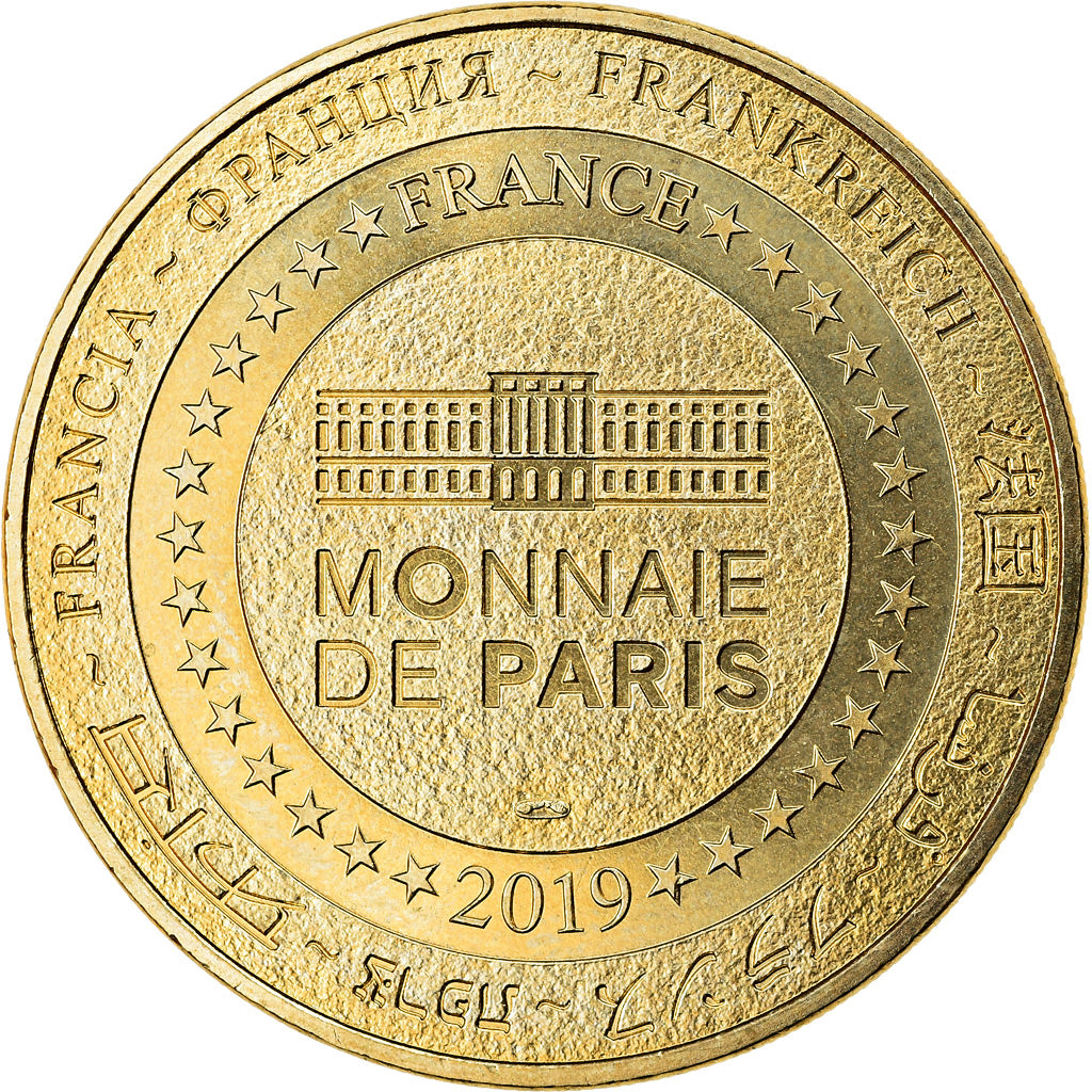 France, Jeton, 41/ Escalier François Ier - Blois, 2019, MDP, SPL, Cupro-nickel