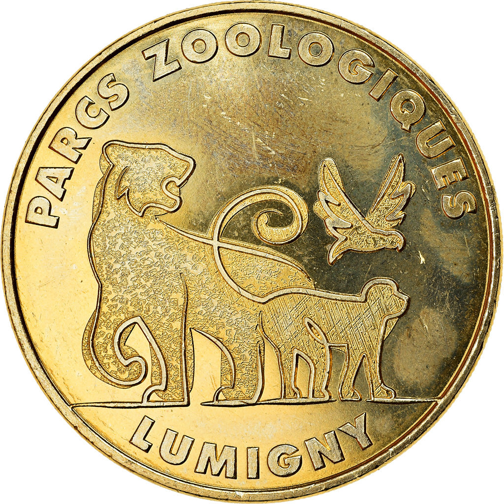France, Jeton, Lumigny - Parcs zoologiques, 2020, MDP, SPL, Cupro-nickel