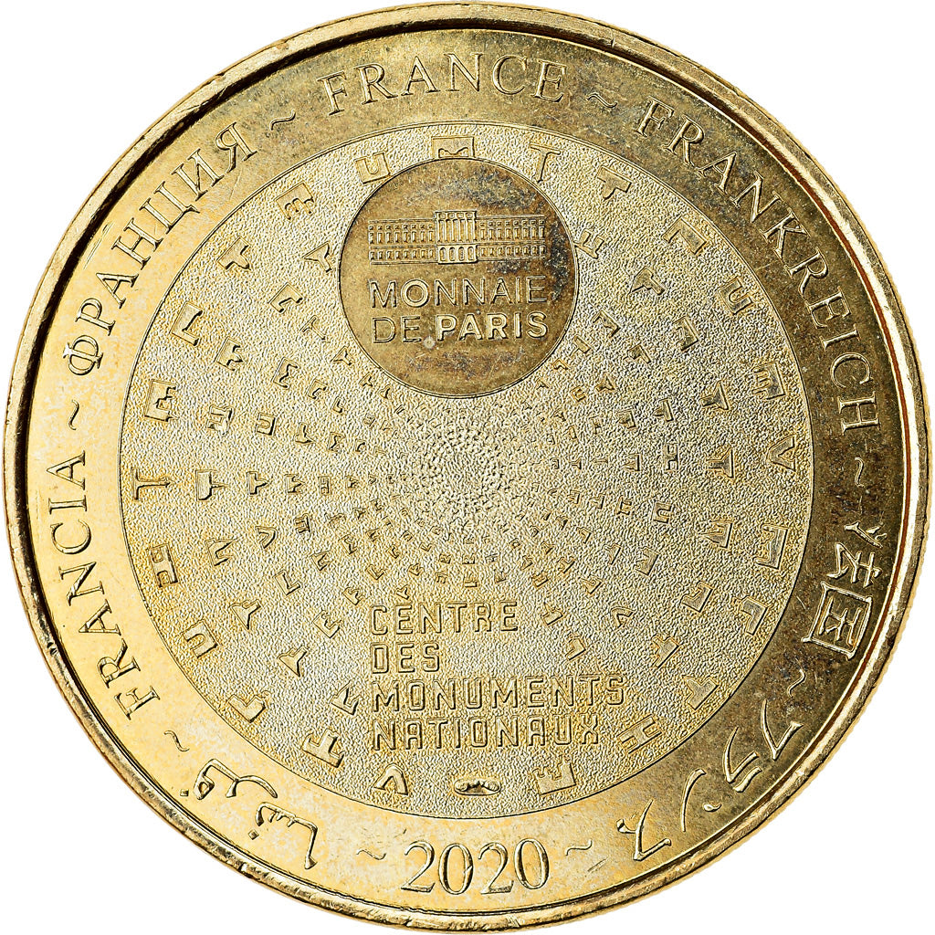 France, Token, Paris - Sainte Chapelle, 2020, MDP, MS(63), Cupro-nickel