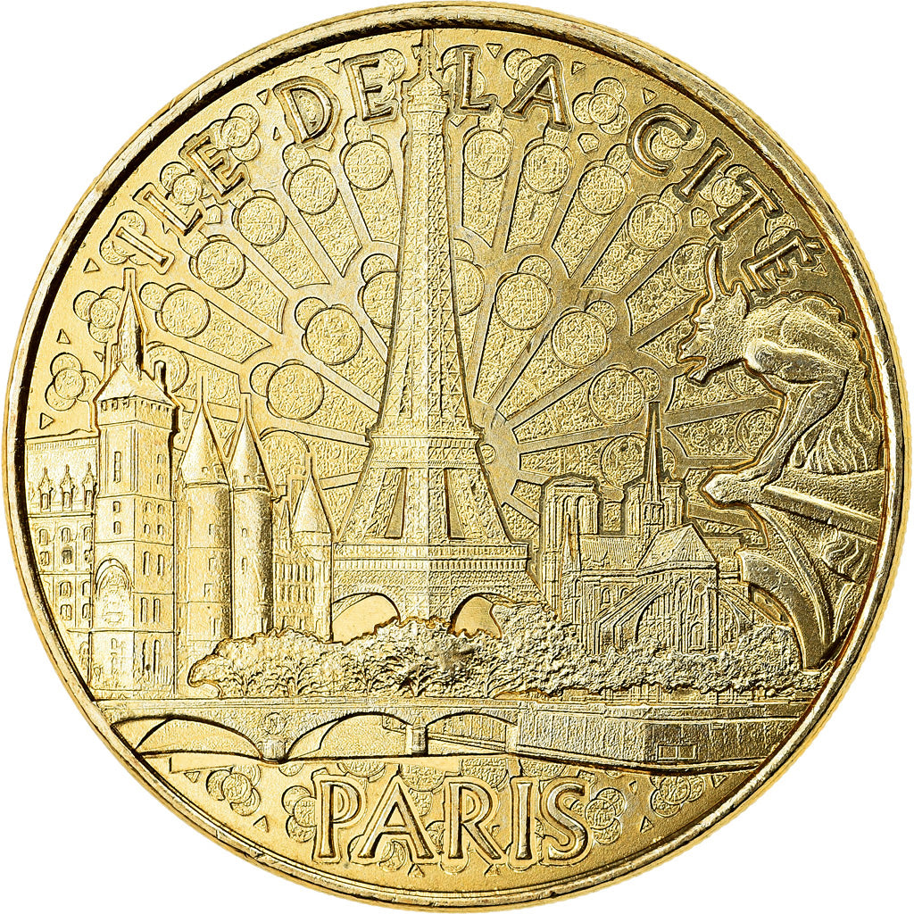 France, Jeton, Paris - L'ile de la cité, 2020, MDP, SPL, Cupro-nickel Aluminium
