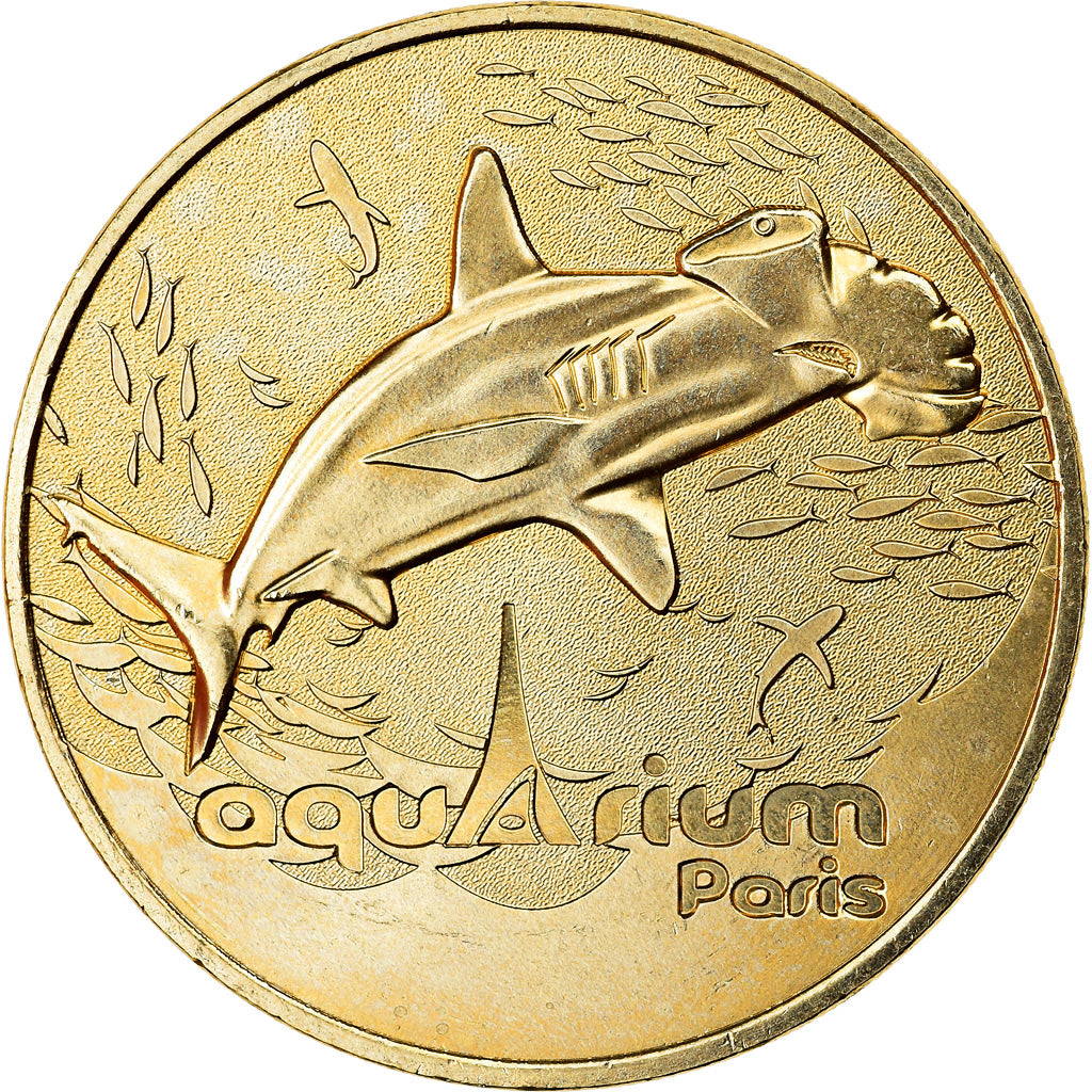 France, Token, Paris - Aquarium, 2020, MDP, MS(63), Cupro-nickel Aluminium
