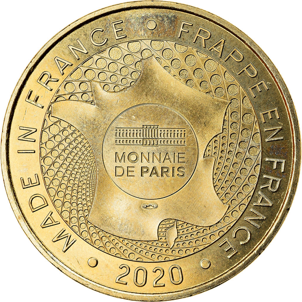 France, Token, Paris - Aquarium, 2020, MDP, MS(63), Cupro-nickel Aluminium