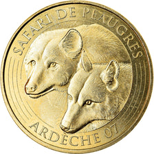 France, Token, Peaugres - Safari n°7 - Couple de loups, 2017, MDP, MS(63)