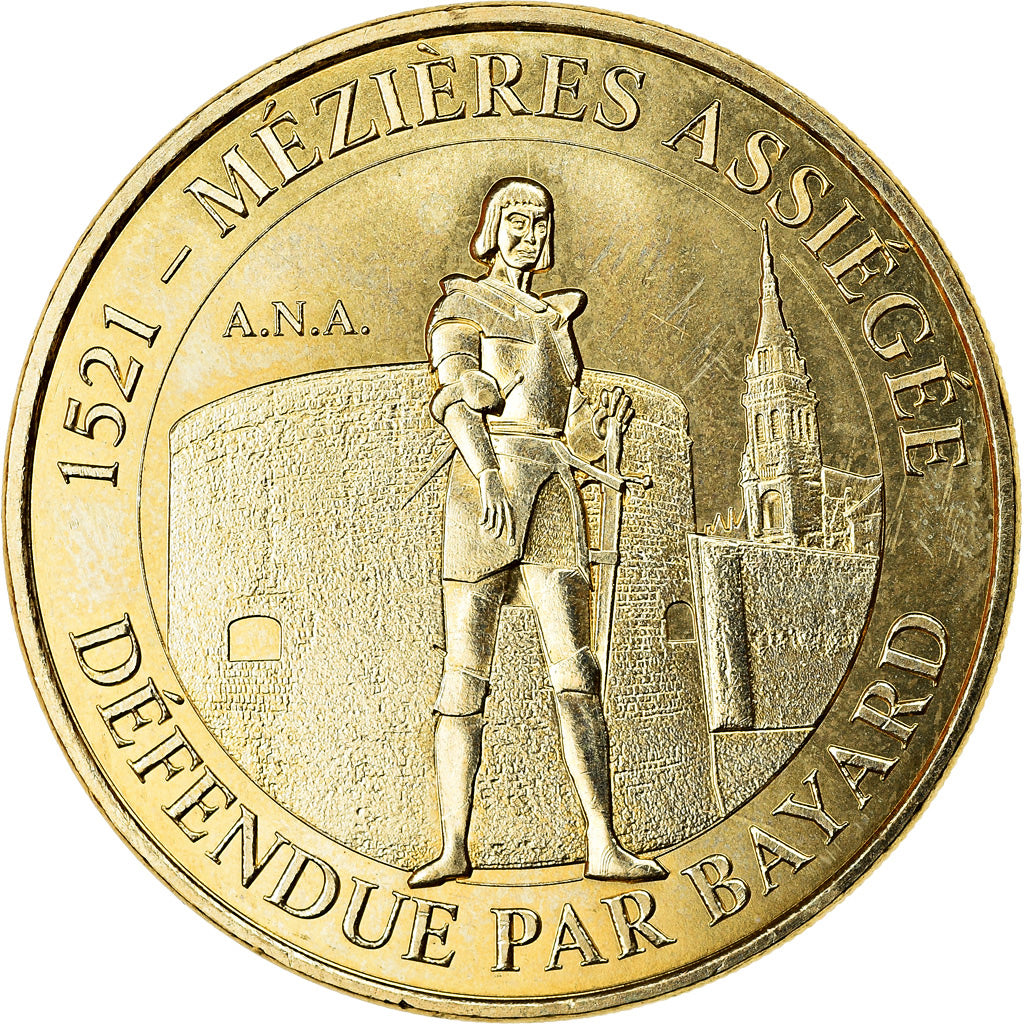 Francja, Token, Charleville-Mézières - Mézières assiégée - 1521, 2018