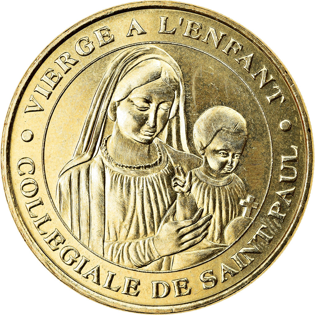 France, Jeton, 06/ Vierge à l'enfant - Saint-Paul de Vence, 2018, MDP, SPL