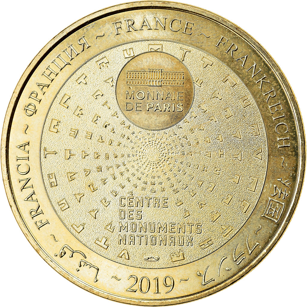 Francja, Token, Vincennes - Chateau, 2019, MDP, MS(63), Miedzionikiel Aluminium