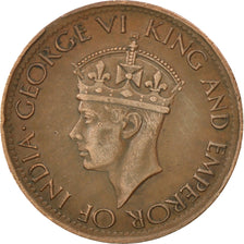 Ceylon, George VI, Cent, 1942, BB, Bronzo, KM:111a