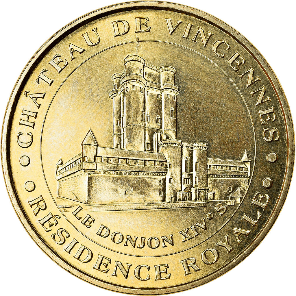 França, Token, Vincennes - Chateau, 2018, MDP, MS(63), Cuproníquel Alumínio