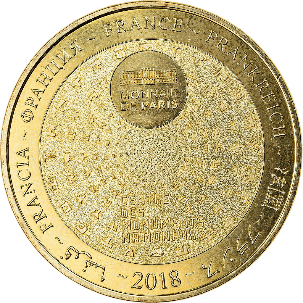 França, Token, Vincennes - Chateau, 2018, MDP, MS(63), Cuproníquel Alumínio