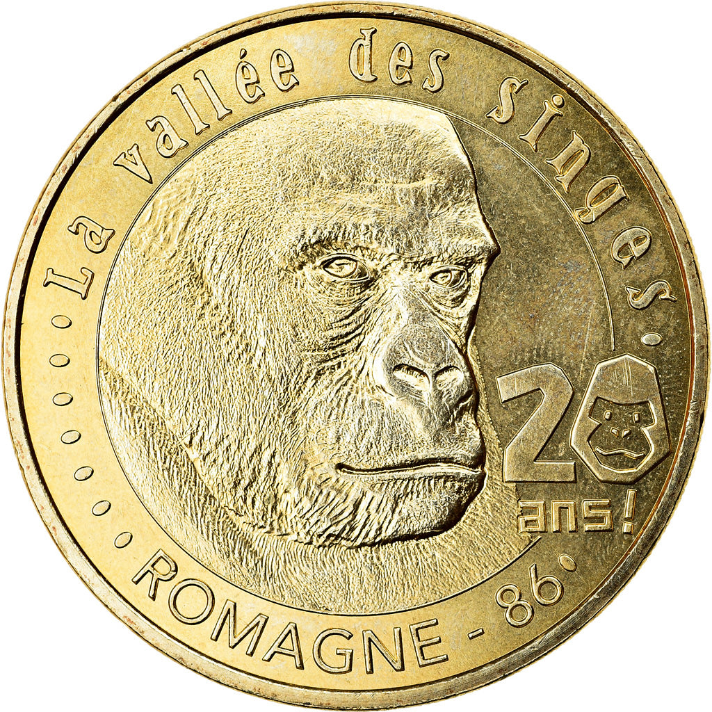 France, Token, Romagne - Vallée des Singes n°7 - 20 ans, 2018, MDP, MS(63)