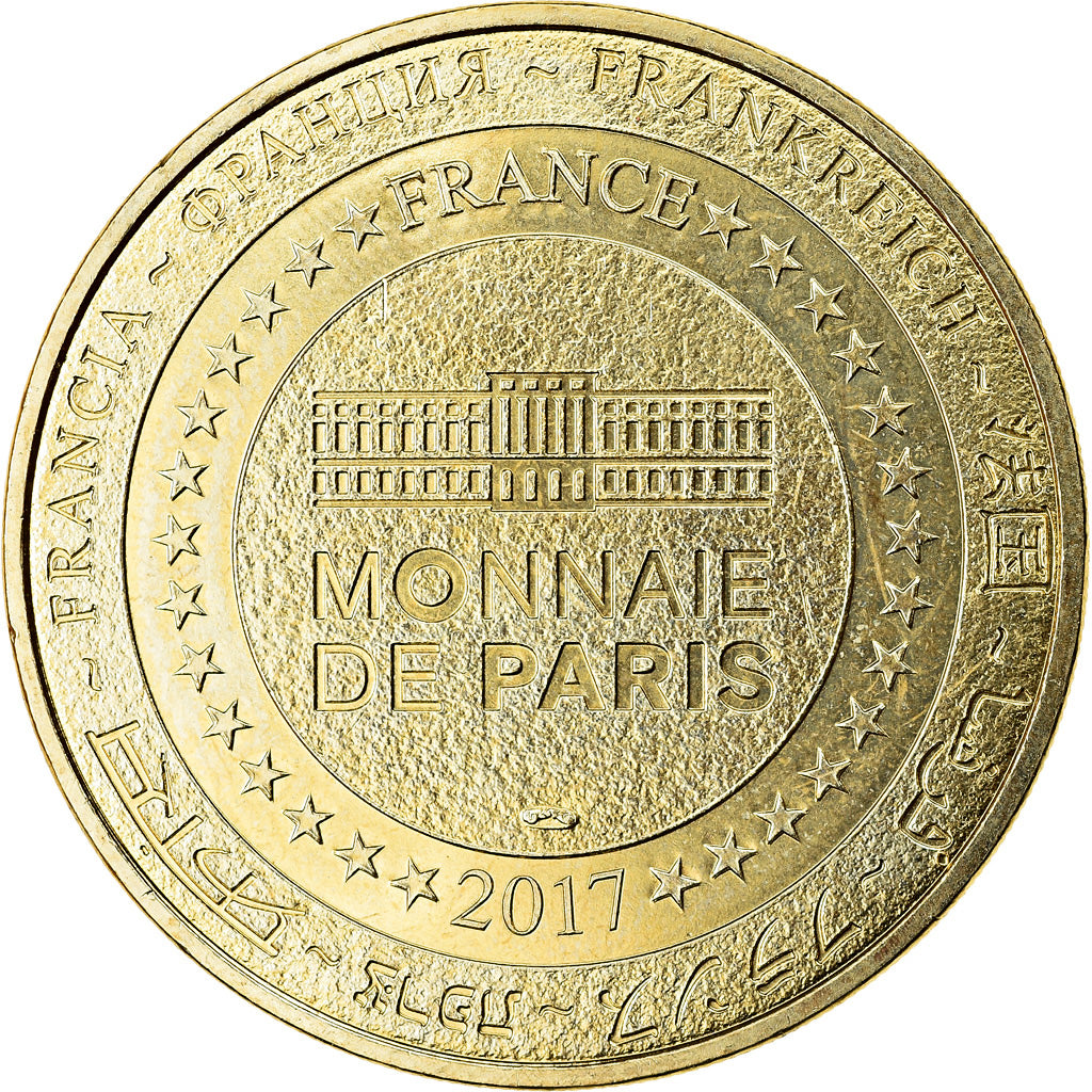 France, Token, Calais - Le Beffroi et les 6 bourgeois, 2017, MDP, MS(63)