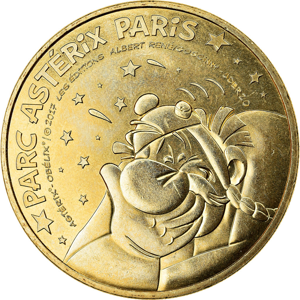 France, Token, Plailly - Parc Astérix - Obélix, 2017, MDP, MS(63)