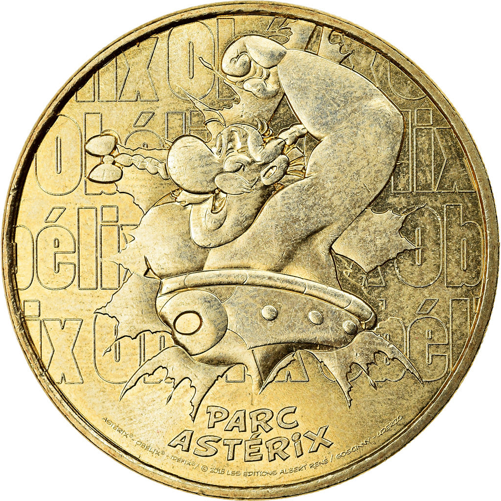 France, Token, Plailly - Parc Astérix - Obélix, 2018, MDP, MS(63)