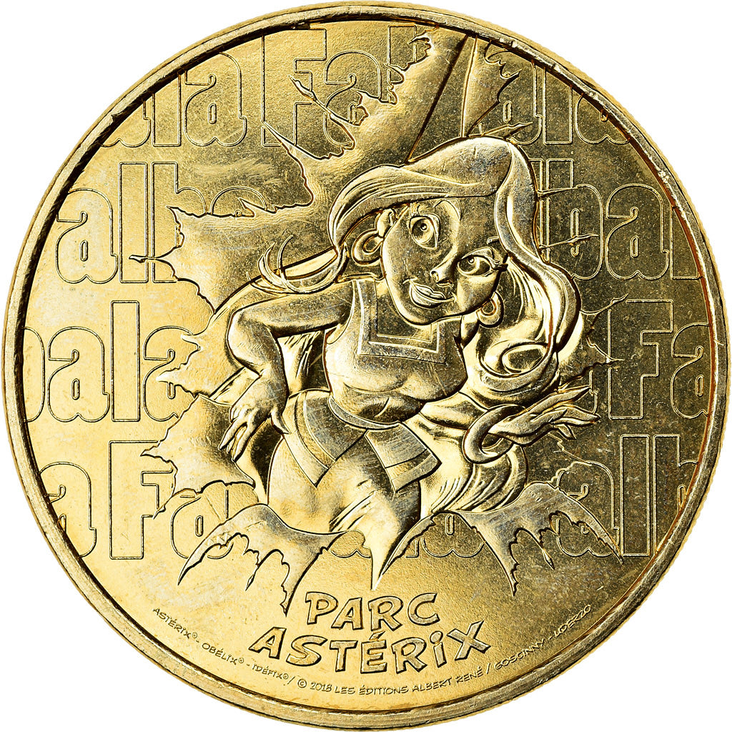 France, Token, Plailly - Parc Astérix - Falbala, 2018, MDP, MS(63)