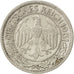 GERMANY, WEIMAR REPUBLIC, 50 Reichspfennig, 1931, Berlin, KM #49, EF(40-45),...
