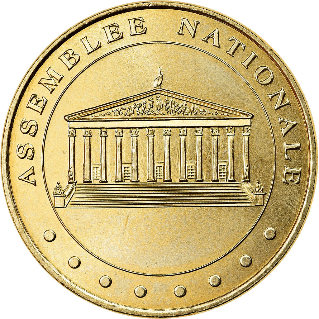 Francja, Token, Paris - Assemblée Nationale, 2019, MDP, MS(63), Miedzionikiel