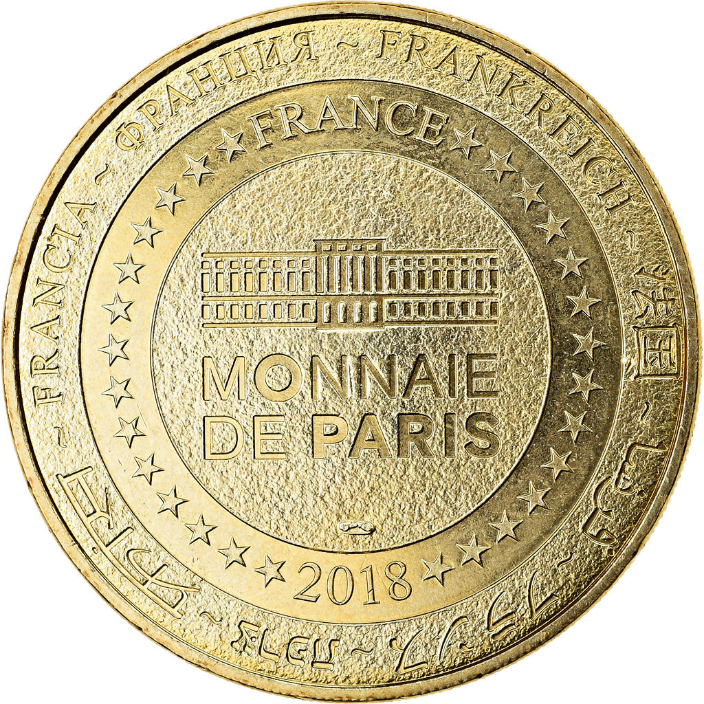 France, Token, Paris - Tour Eiffel n° 3 - les 5 monuments, 2018, MDP, MS(63)