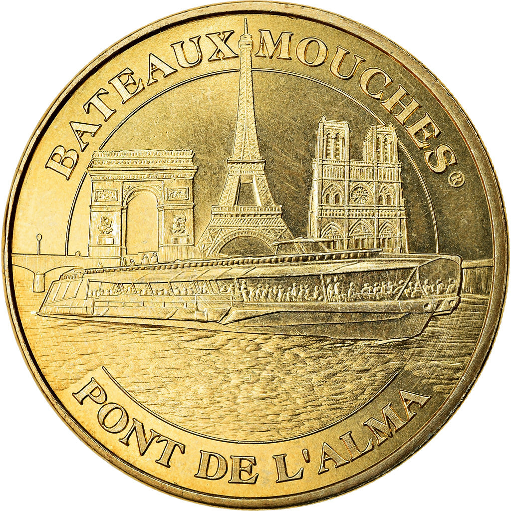 France, Jeton, Paris - Bateaux mouches Pont de l'Alma, 2017, MDP, SPL
