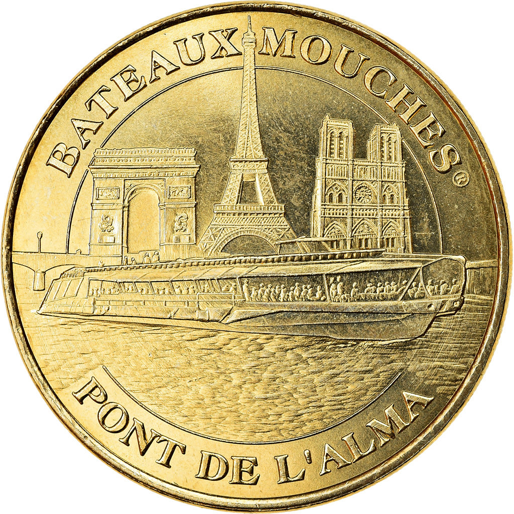 France, Jeton, Paris - Bateaux mouches Pont de l'Alma, 2018, MDP, SPL