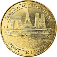 France, Token, Paris - Bateaux mouches Pont de l'Alma, 2018, MDP, MS(63)