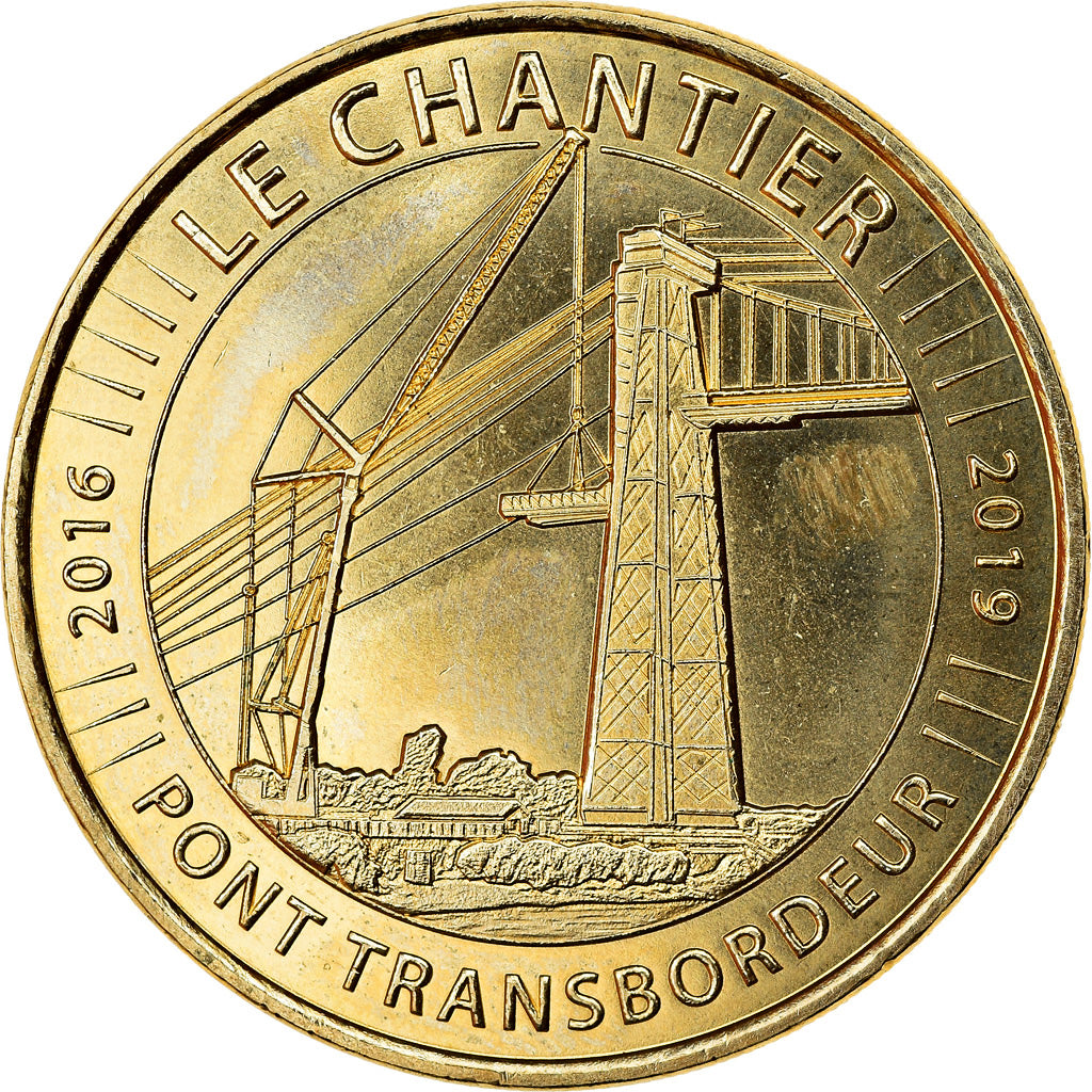 France, Jeton, Echillais - Pont transbordeur n°3, 2019, MDP, SPL, Cupro-nickel