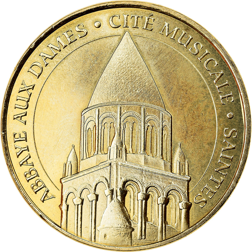 France, Jeton, 17/ Abbaye aux Dames - Saintes, 2019, MDP, SPL, Cupro-nickel