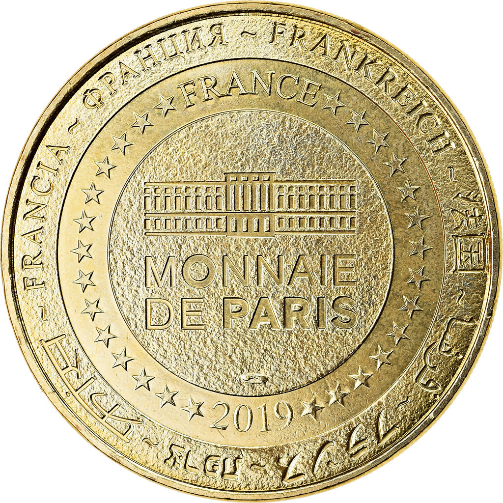 France, Jeton, 17/ Abbaye aux Dames - Saintes, 2019, MDP, SPL, Cupro-nickel