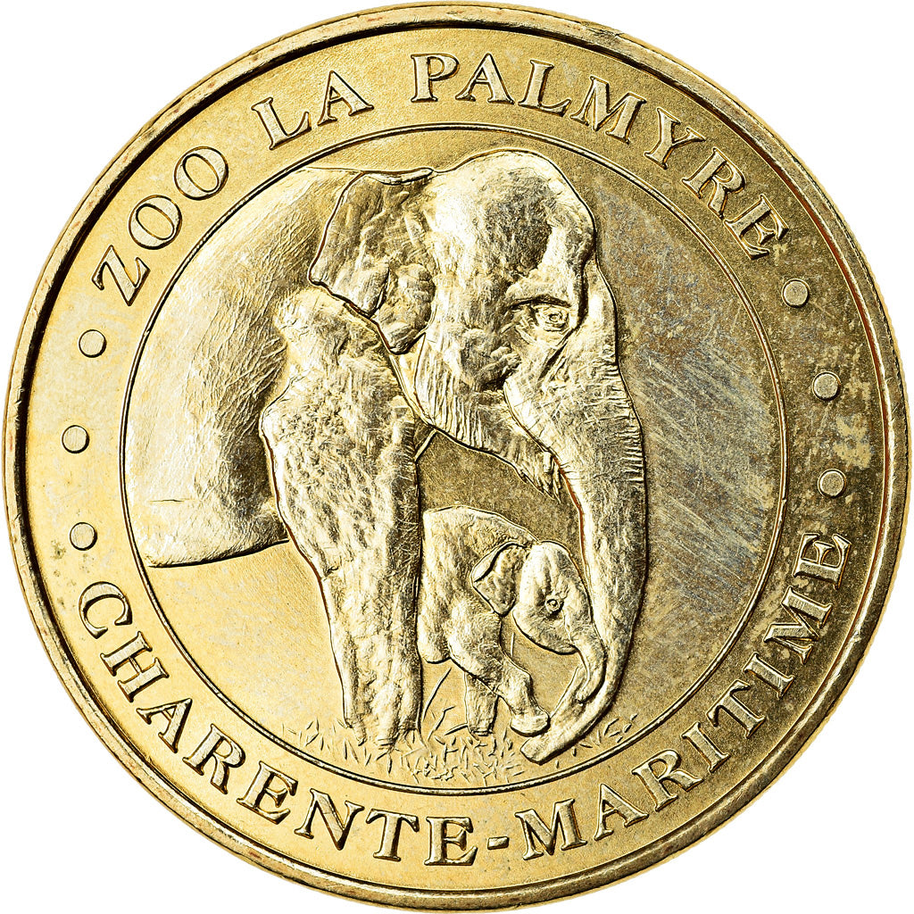 France, Token, 17/ Zoo de la Palmyre - Eléphants, 2017, MDP, MS(63)