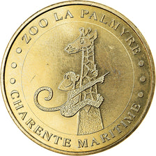 France, Token, 17/ Zoo de la Palmyre - Girafe, 2017, MDP, MS(63), Cupro-nickel